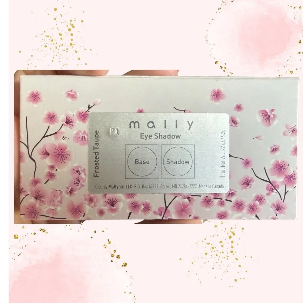 *NEW* Mally Beauty - Eye Shadow‎ Duo - Frosted Taupe Base and Shimmer Palette